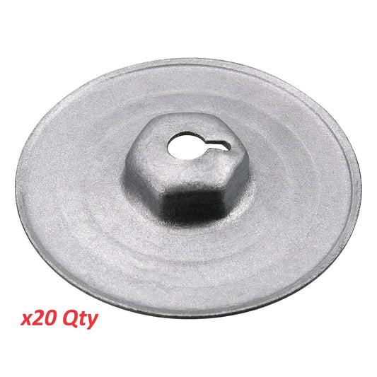 BMW Hex Head Heat Shield Press Stud Metal Washer 30mm Flange 07146949380 QTY x200