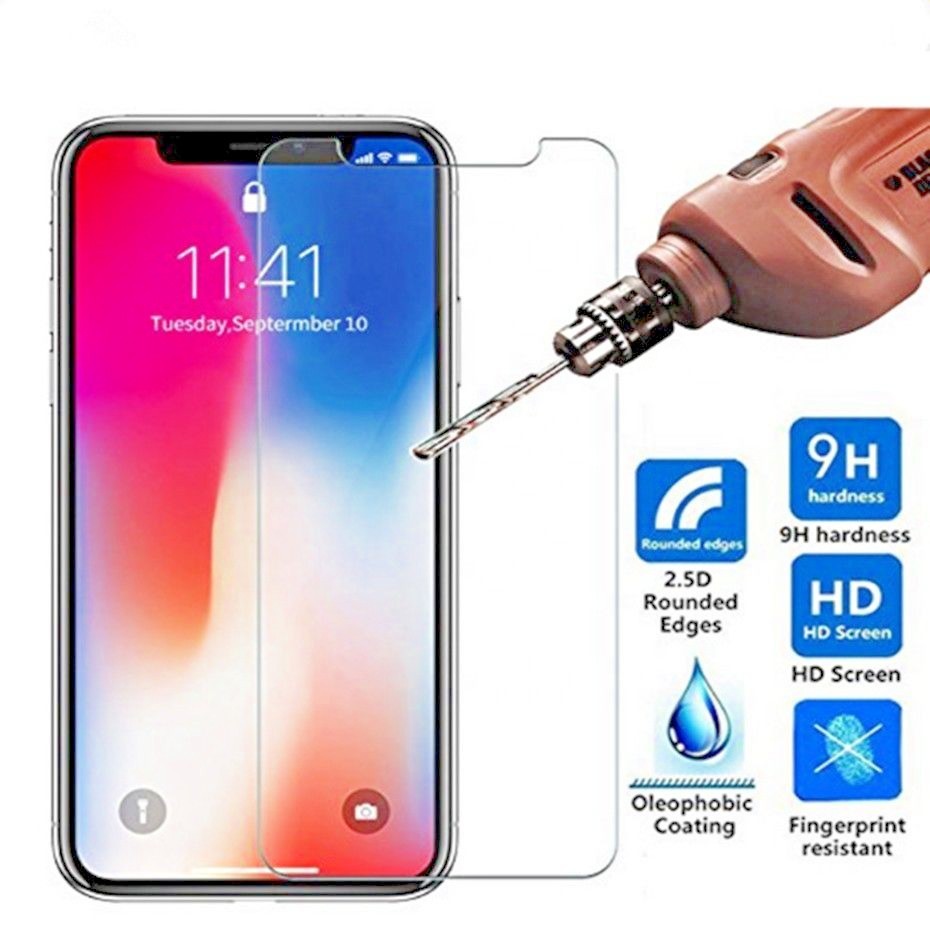 For Apple IPhone X 9H Genuine Tempered Glass Screen Protector XS Guardian 1