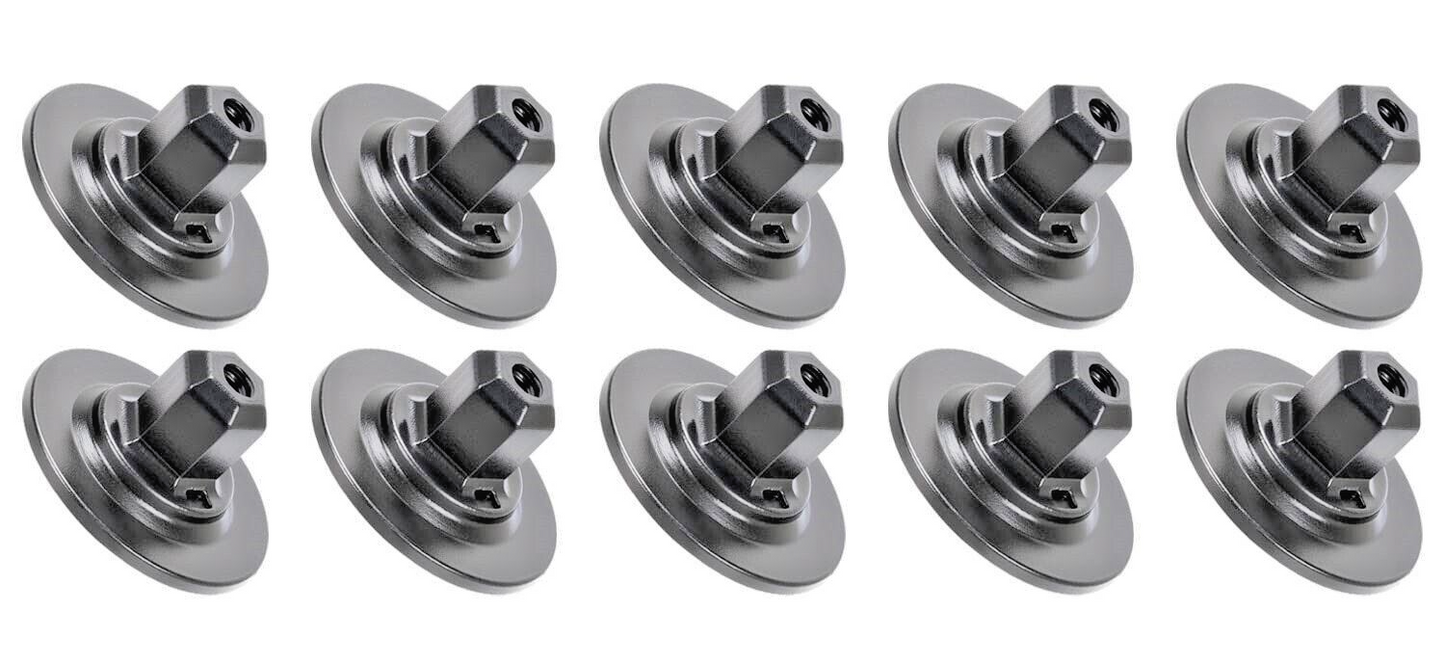 VW Audi Golf A3 Q5 Trim Liner Nut WHT-000-713 for Splash Guard Shield – 10 Pack.2
