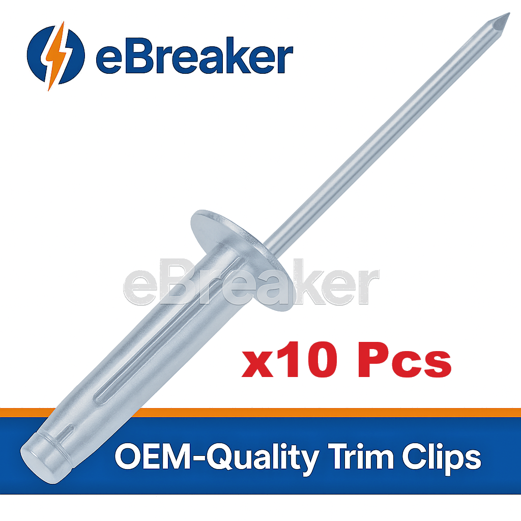 MERCEDES Aluminium Blind Rivet 4mm Hole 8mm Collar Fits All Automotive  Pack #100