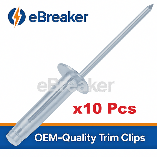 MERCEDES Aluminium Blind Rivet 4mm Hole 8mm Collar Fits All Automotive  Pack #100