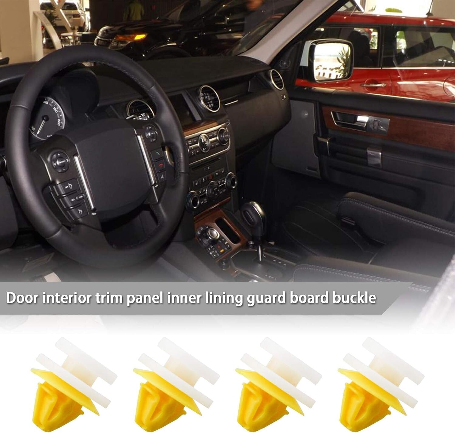 Land Rover Trim Fixing Clips Interior & Exterior x5 Pcs Freelander Disco Range19