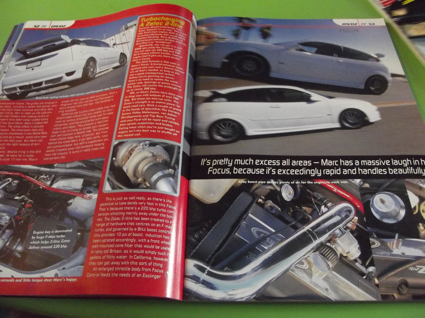 FAST FORD MAGAZINE SEPTEMBER 2002  #C5 RS ESCORT BODYKIT3