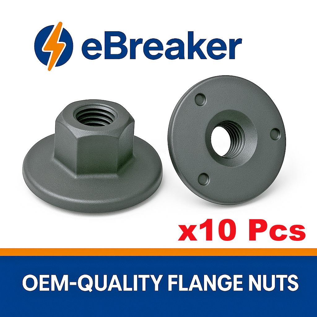 VAG Hex Head Threaded Plastic Nut 10mm Undertray wheel Arch Clip x10 #8E0825265C0