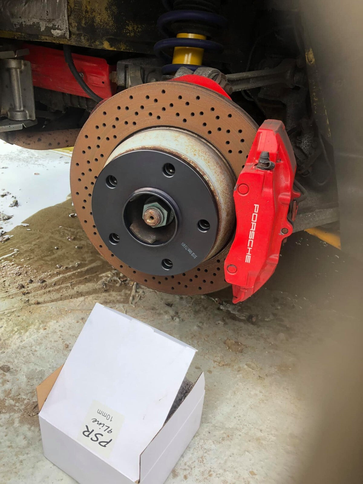 Porsche Wheel Spacers 15mm Set Of 4 in Black 5x130 PSR9Line18