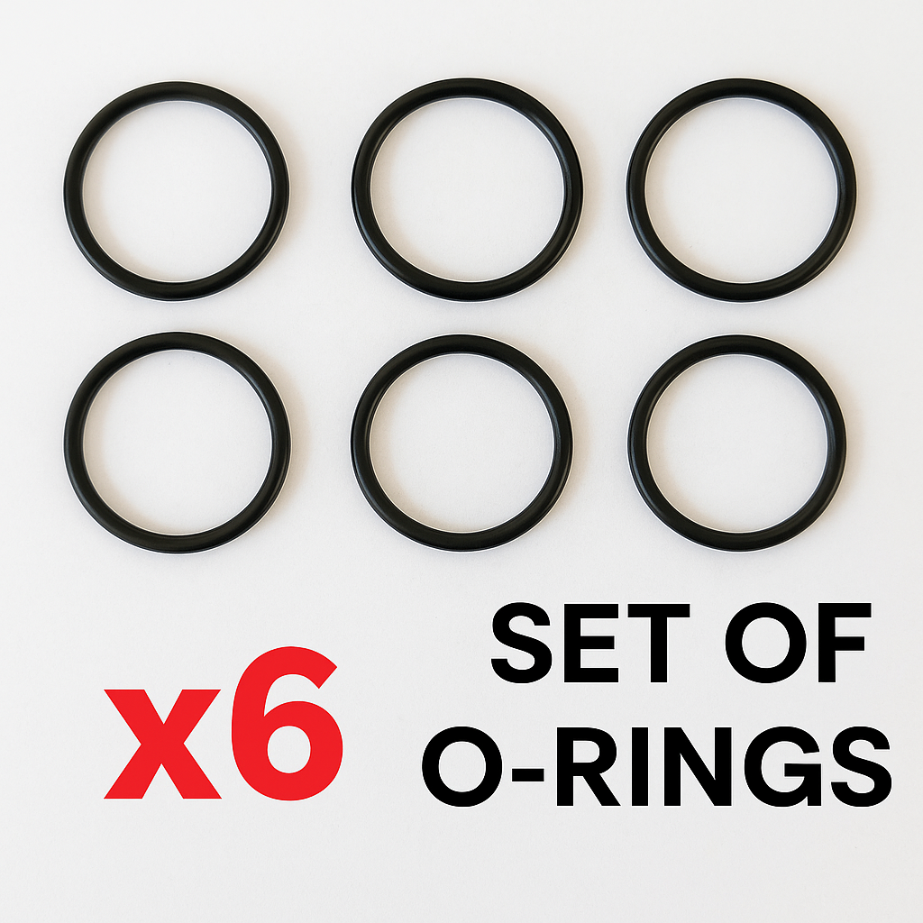 BMW M57 Diesel Engine Injector O-Rings Viton Upgrade Seal Repair Kit Set, x6 Pcs0