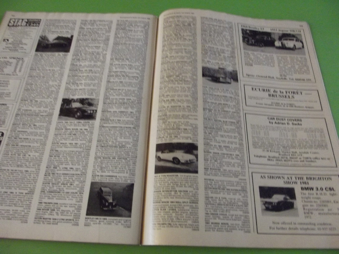 THOROUGHBRED AND CLASSIC CARS MAGAZINE AUGUST 1982 #C45