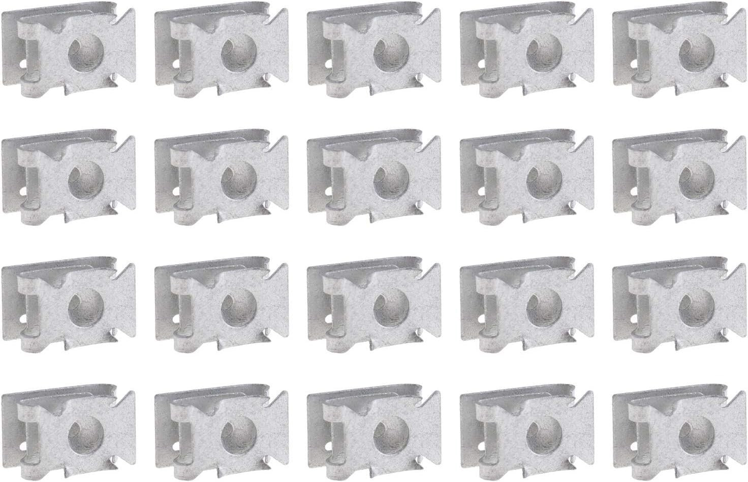 SKODA Speed Nut Undertay Splashguard Trim & Interior Panel Fastener M5 Clip x5pc11