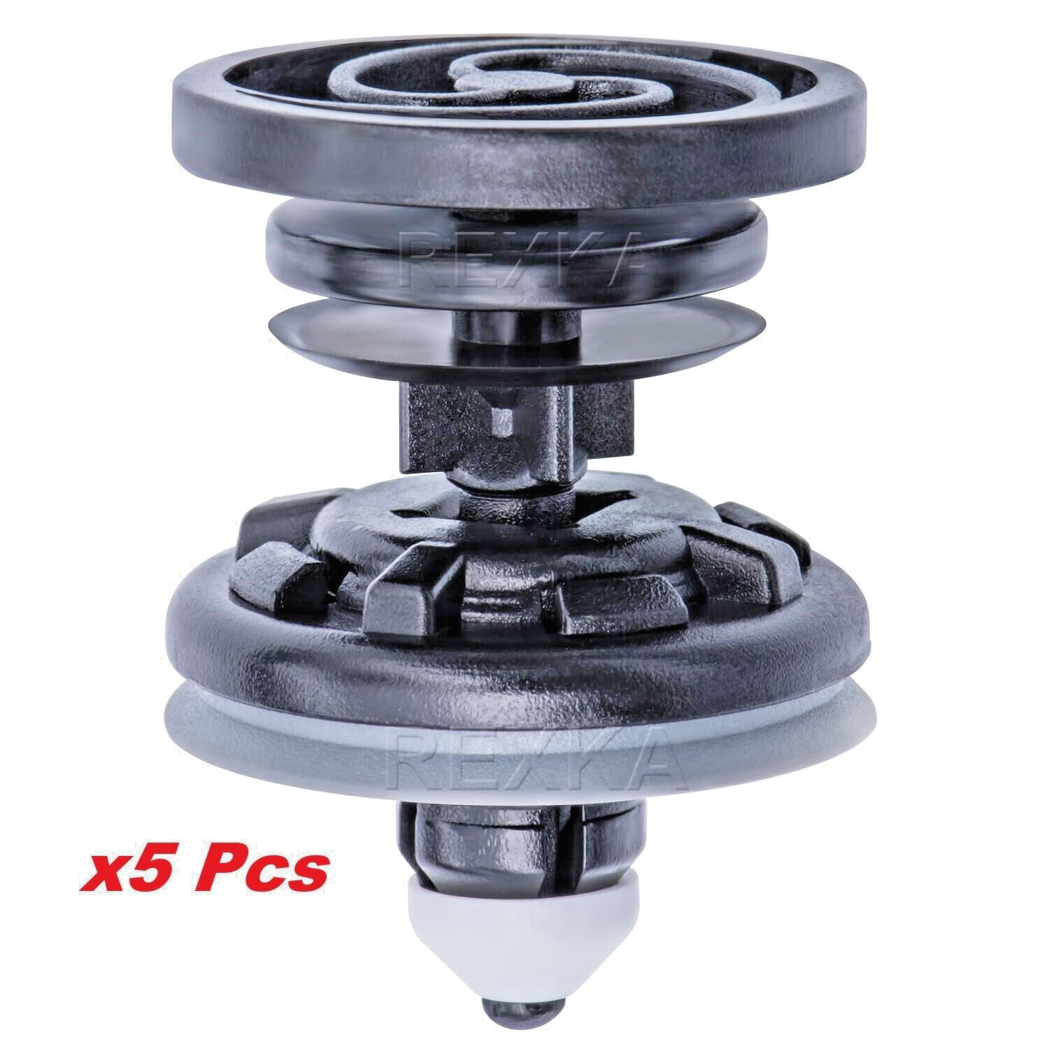 AUDI Interior Door Card Trim Panel Fastener Clips Sprung Head, x5 Pcs0