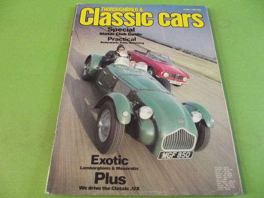 THOROUGHBRED AND CLASSIC CARS MAGAZINE AUGUST 1983 #C40