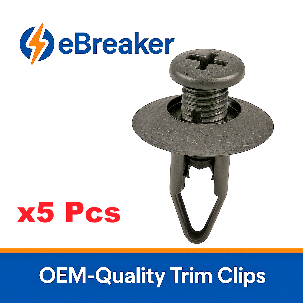 Mitsubishi Trim Clip Bumper Fitting Retainer Fastener Screw Rivet MB406894 - 5pc0