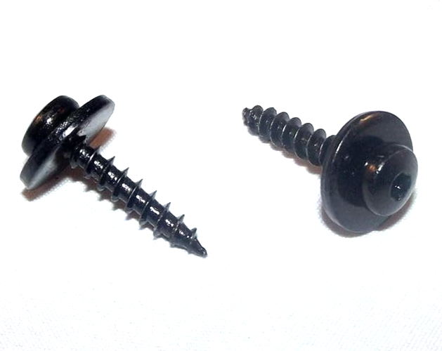 Renault Self Tapping Trim Panel Fixing Screw M5 T20 28mm Length & Washer - 15 pc10