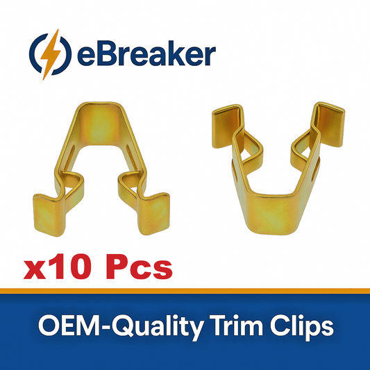 AUDI Interior Door Sill Pillar Trim Consol Panel Metal Clip Fasteners -  Pack 100