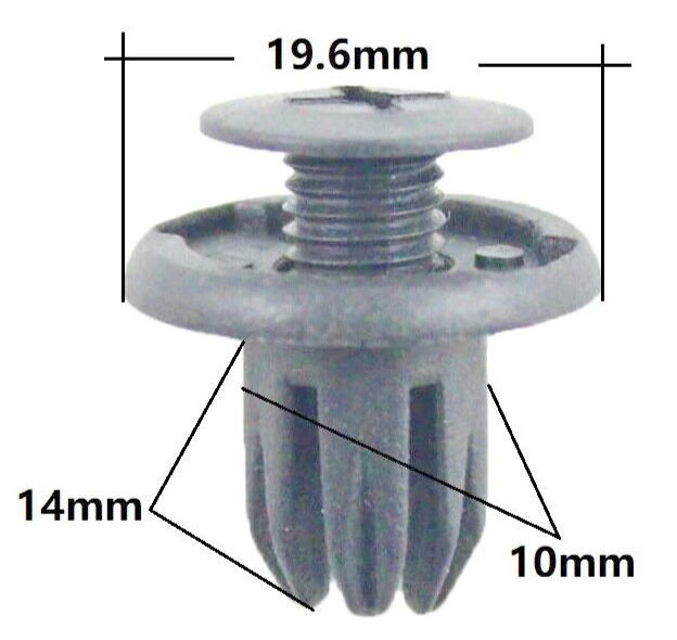 BMW MINI INNER WHEEL ARCH LINER FASTENER CLIPS COOPER S ONE R50 R52 R53 R56 x100