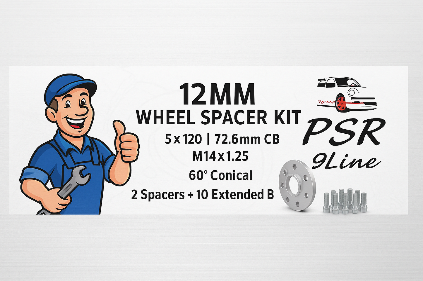 BMW Wheel Spacers 12mm 4x Hubcentric with Extended Bolts Suit all F & G Series .13