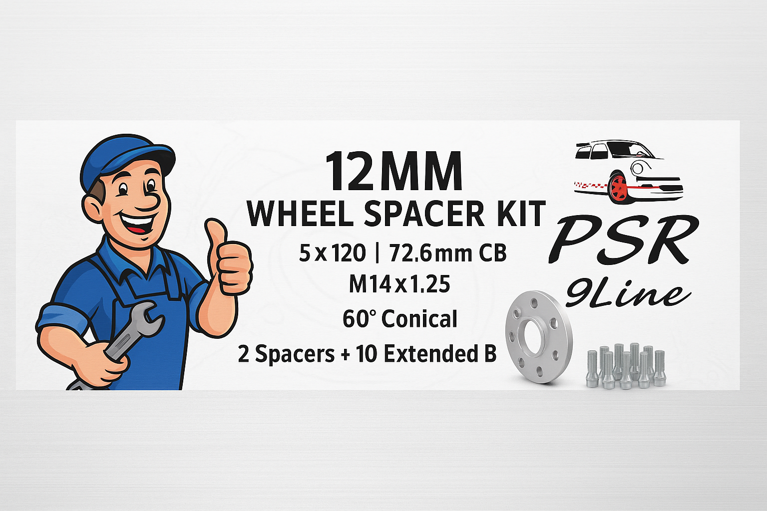 BMW Wheel Spacers 12mm 4x Hubcentric with Extended Bolts Suit all F & G Series .13