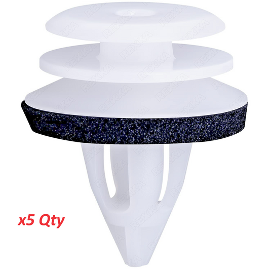 BMW Interior Trim Panel Insulated Fixing Clips White Fits - 1 2 3 4 5 6 7 Series0