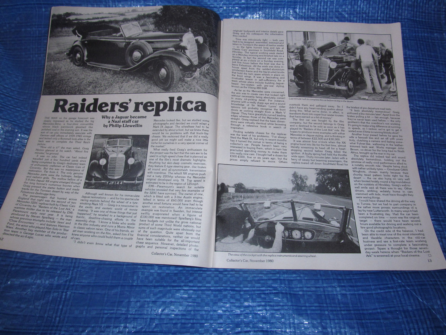 1980 NOVEMBER COLLECTORS CAR MAGAZINE / MERCEDES REPLICA GOODWOOD 7's  #bk13