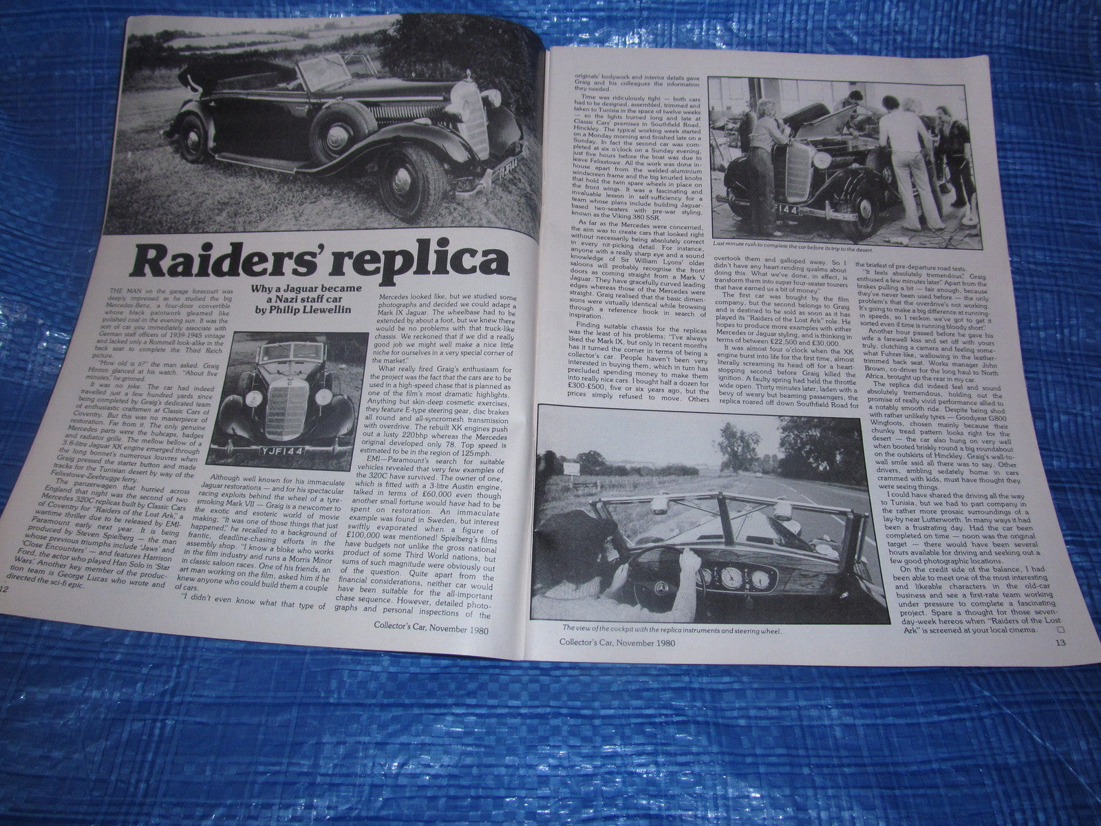 1980 NOVEMBER COLLECTORS CAR MAGAZINE / MERCEDES REPLICA GOODWOOD 7's  #bk13