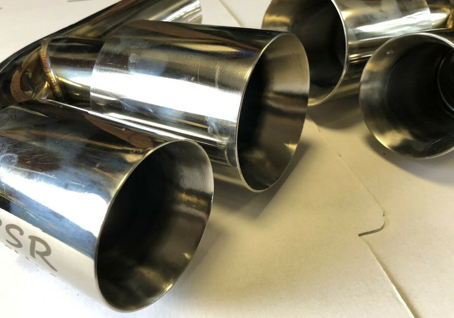 Silencer Delete Bypass  Exhaust  Cup Car Exit Pipes for PORSCHE 997 911 PSR9Line9