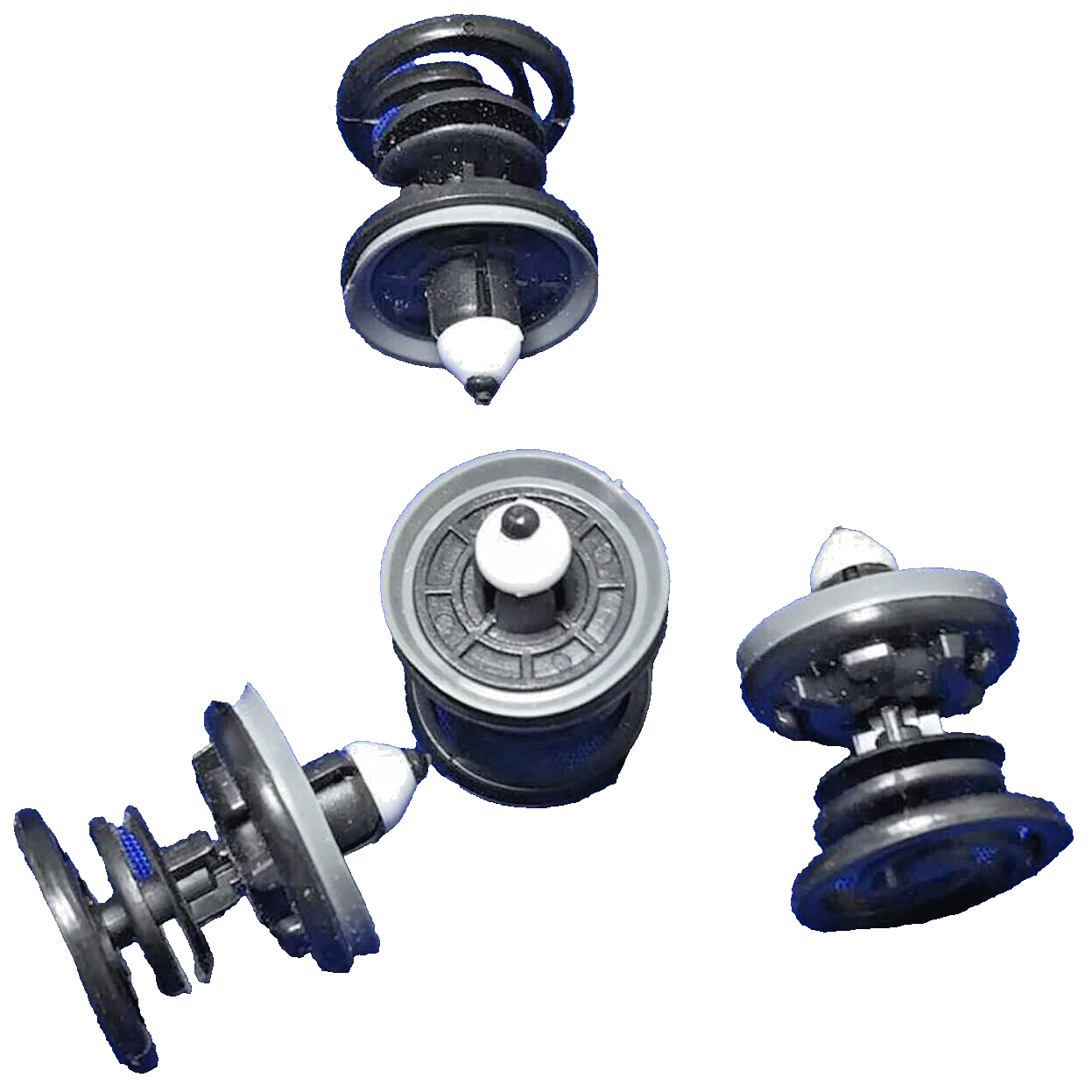 VW Interior Door Card Trim Panel Fastener Clips Sprung Head, x20 Pcs3