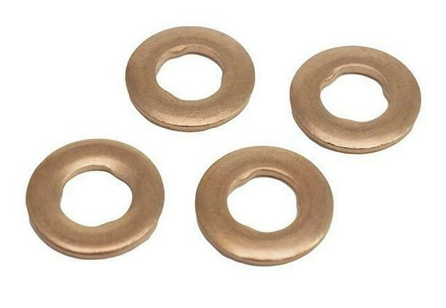 4 x FUEL INJECTOR SEAL NOZZLE WASHER FITS MERCEDES BENZ  61101700600