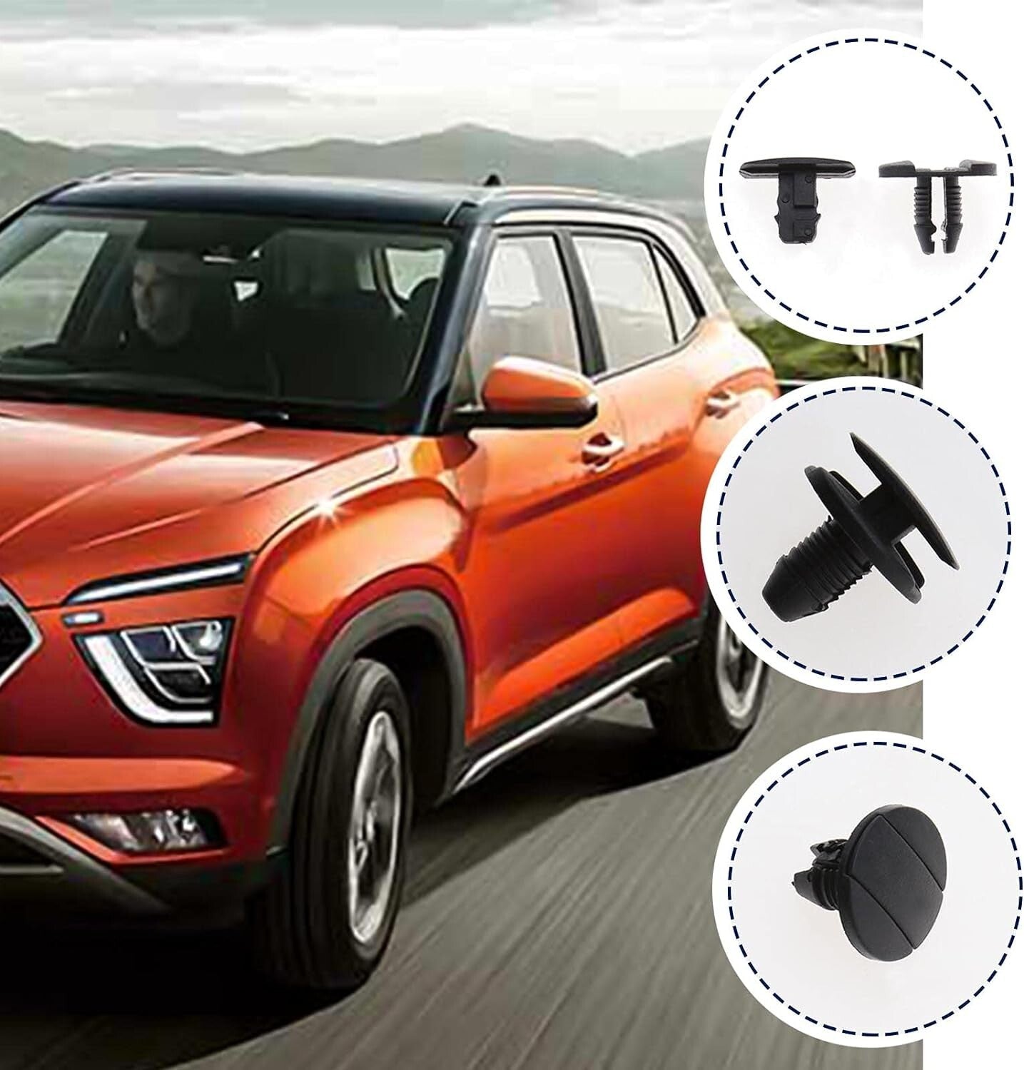 Alfa Romeo Inner Wheel Arch Liner Splash Guard Trim Clip Plastic x57