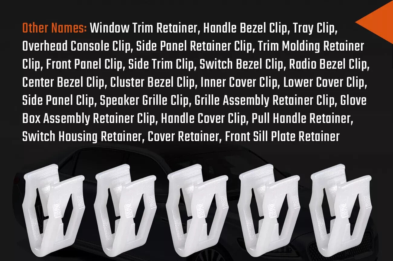 Snap Fit Trim Clips x15 Pcs JAGUAR F-Pace , F-Type , i-Pace17