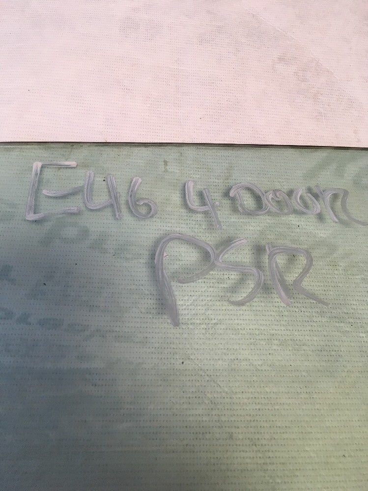 Door Window Glass Rear Left Side for a BMW 3 E46 Facelift2