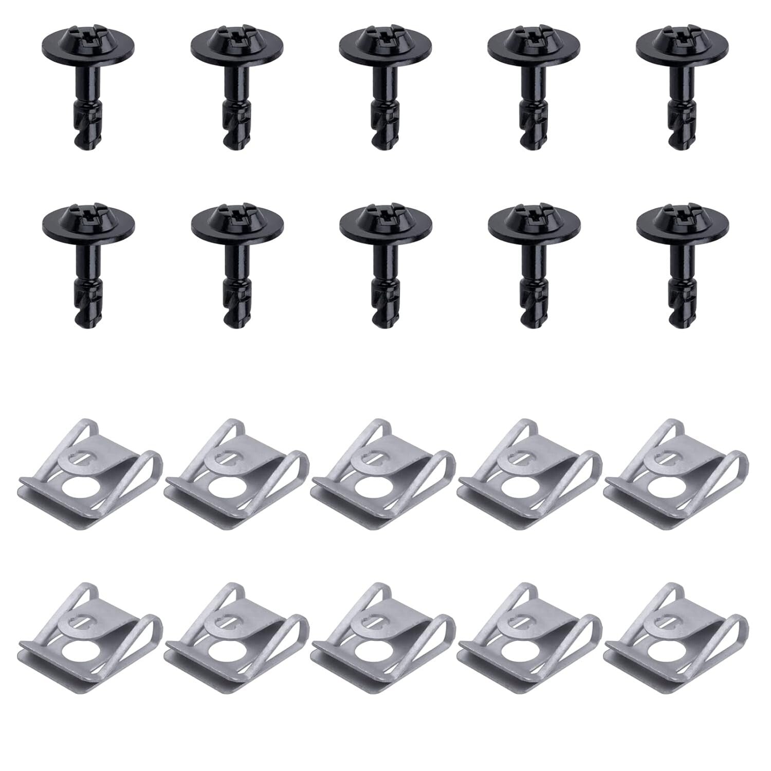 BMW E39 E38 Undertray Splashgaurd Fixing Mounting Kit Twist Lock Bolt Set 10 QTY9