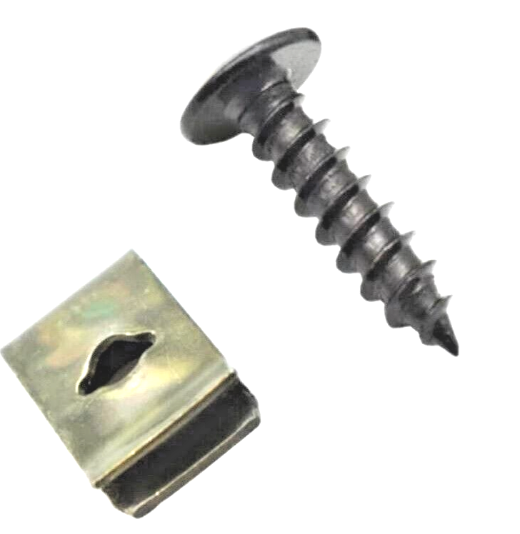 Speed Fastener Self Tapping Screws Panel U Clips 10 Sets / 20 Pieces - M5 X 20mm5