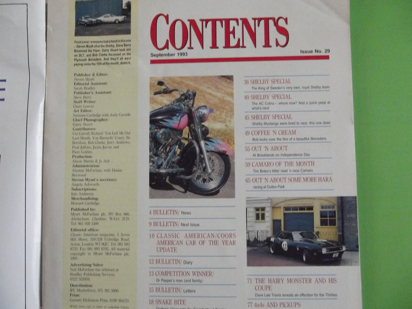 CLASSIC AMERICAN MAGAZINE SEPTEMBER 1993 #c11