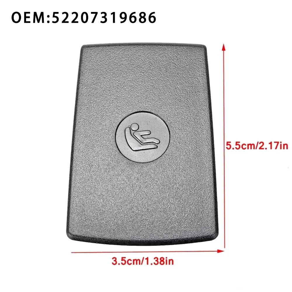 BMW Rear Childs Seat ISOFIX Cover Black  For 1 2 3 X1 Series OE 17949110 73196861