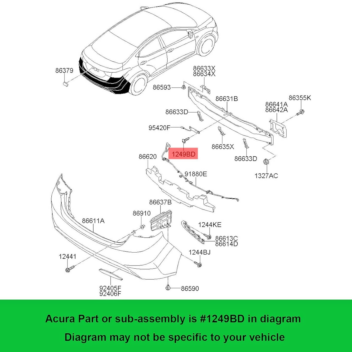 Kia Hyundai Bodywork Trim Fixing Self tapping Screw 15pcs - Niro Stinger Sorento2