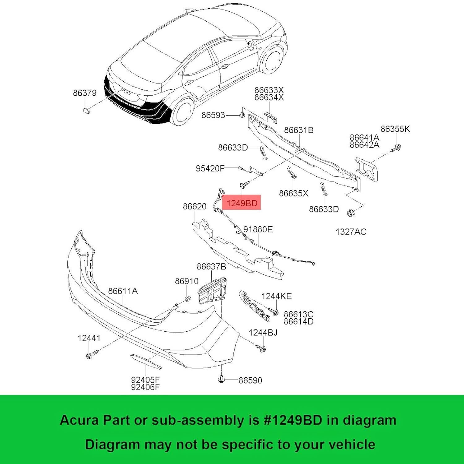 Kia Hyundai Bodywork Trim Fixing Self tapping Screw 15pcs - Niro Stinger Sorento2
