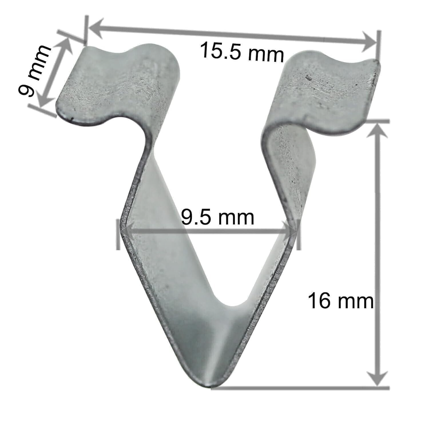 Metal Spring Trim Panel Clips Tailgate Interior Lining for VW Audi Skoda Seat 2016