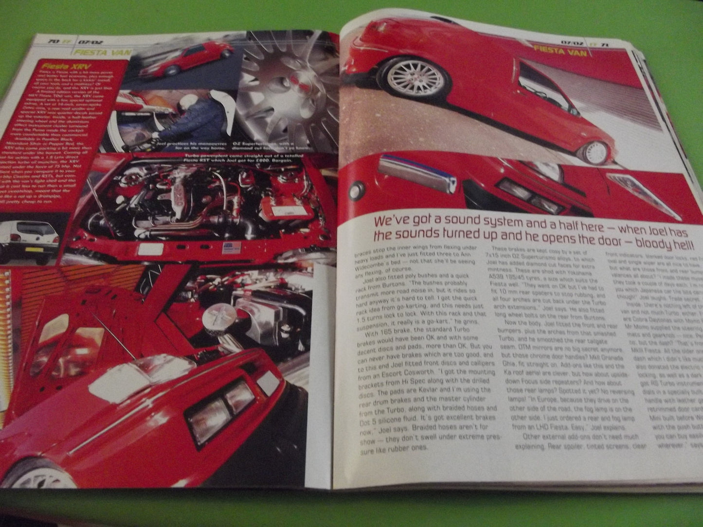 FAST FORD MAGAZINE JULY 2002  #C55