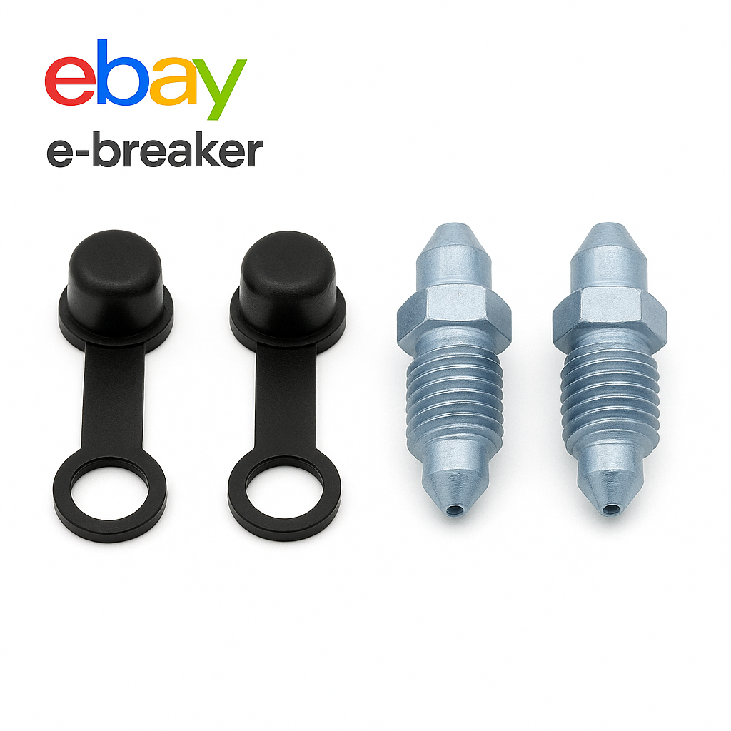 FIAT, ALFA ROMEO - Brake Calpier Bleed Screw Nipples x2 Pack INC Dust Cap M10 x16