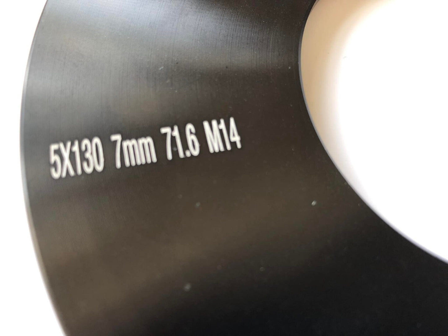 Porsche Wheel Spacers 7mm Set Of 4 in Black 5x130 PSR9Line14