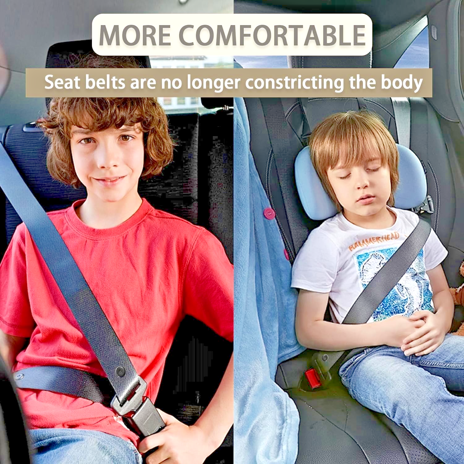 Car Van Truck Seat Belt Buckle Stopper Clip 10pc Black Universal Adjuster 5 Sets17