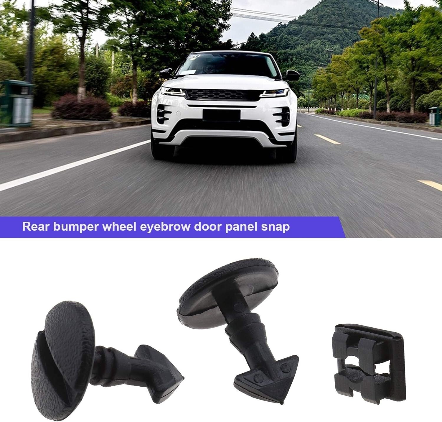 Land Range Rover Bumper Tow Cover Twist Bolt & Receiver Set x26