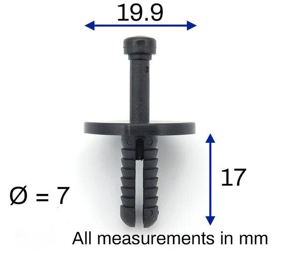 BMW Body Trim Expanding Rivet 51471919209 Qty 5 - 1 3 5 7 8 X5 X6 Series.17