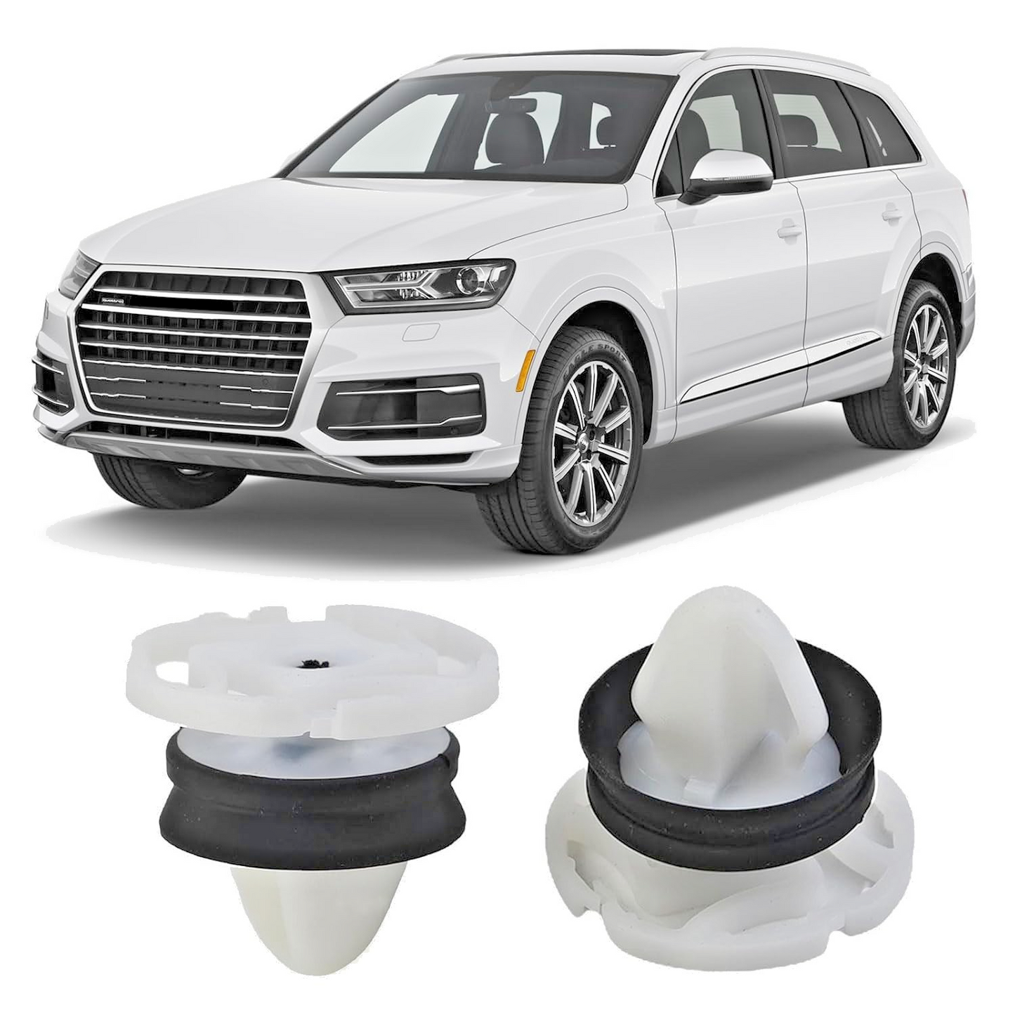 CITROEN Door Card Panel Trim Interior Sprung Head Fastener Clips 3457ZN - 10 Pcs11