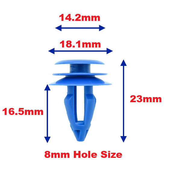 JAGUAR Trim Panel Fastening Fixing Clips Interior FPace & IPace  Pack x10 pcs1