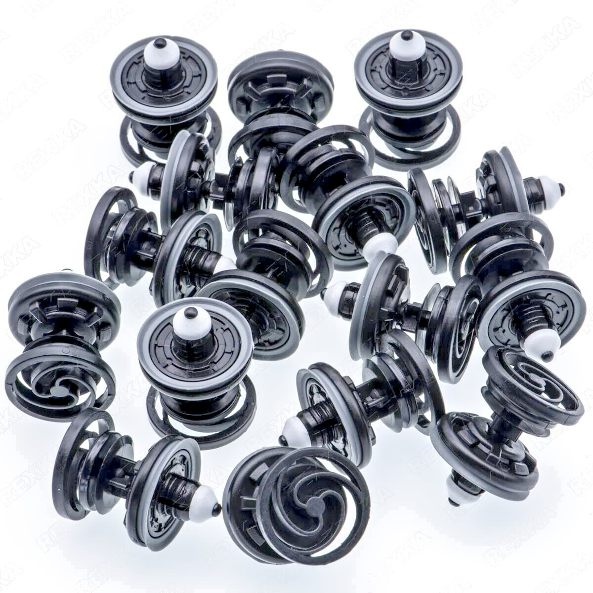 Seat, Skoda - Interior Door Card Trim Panel Fastener Clips Sprung Head, x15 Pcs.18