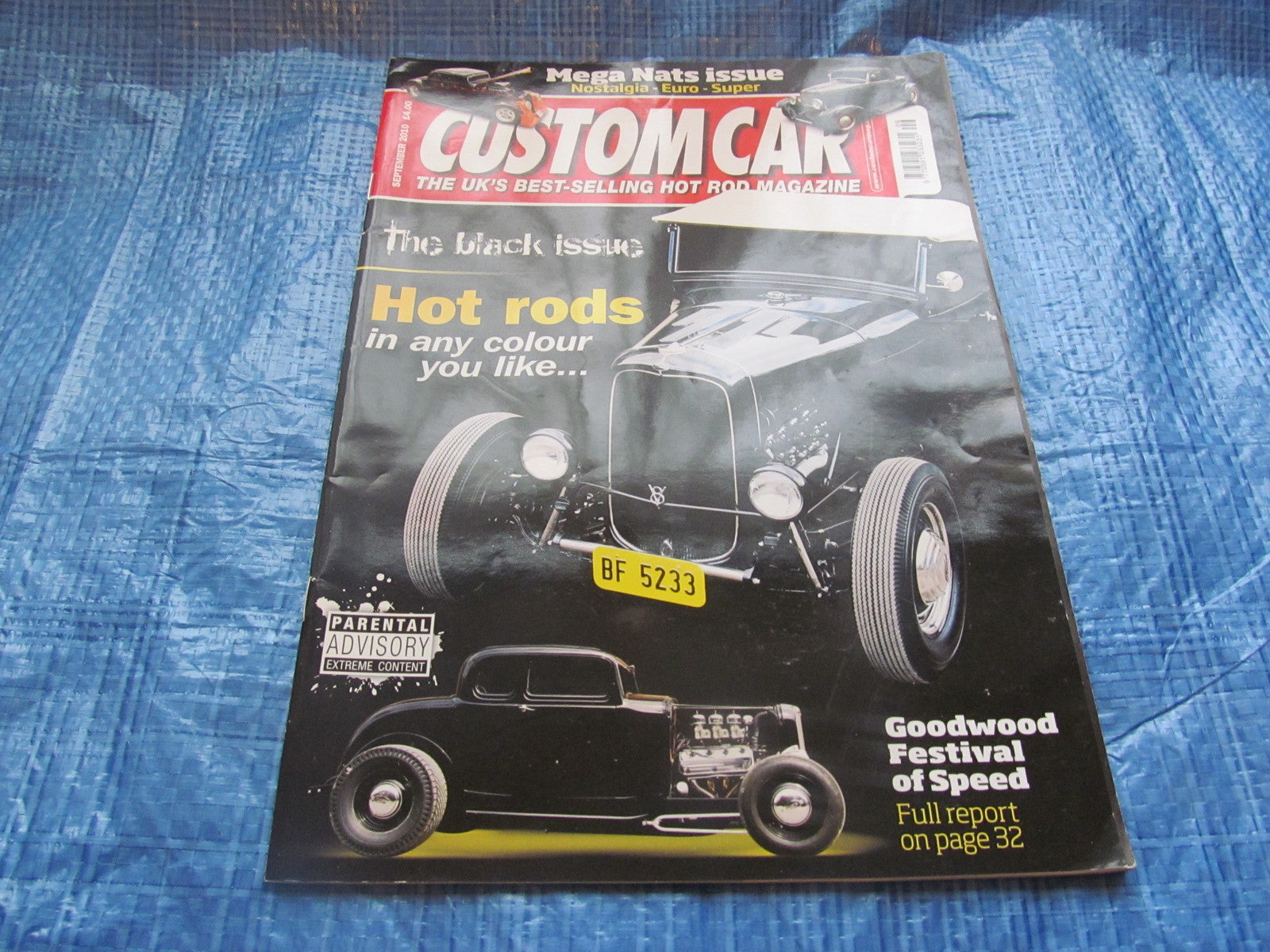 CUSTOM CAR MAGAZINE SEPTEMBER 2010 / HEMI COUPE V8 MODEL A FORD DEADSLED   #bk10