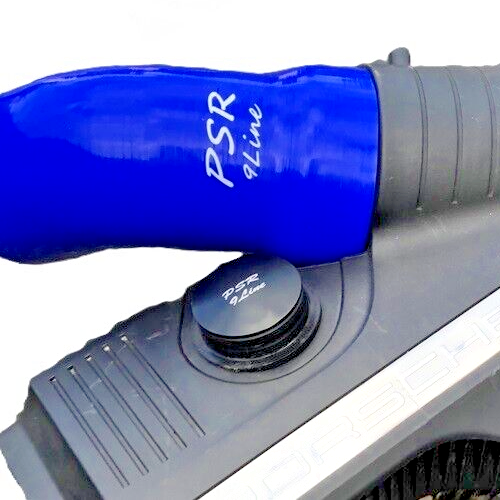 Porsche 997 911 Air Box Resonator Bypass Modification Plug & Blue Induction Pipe22