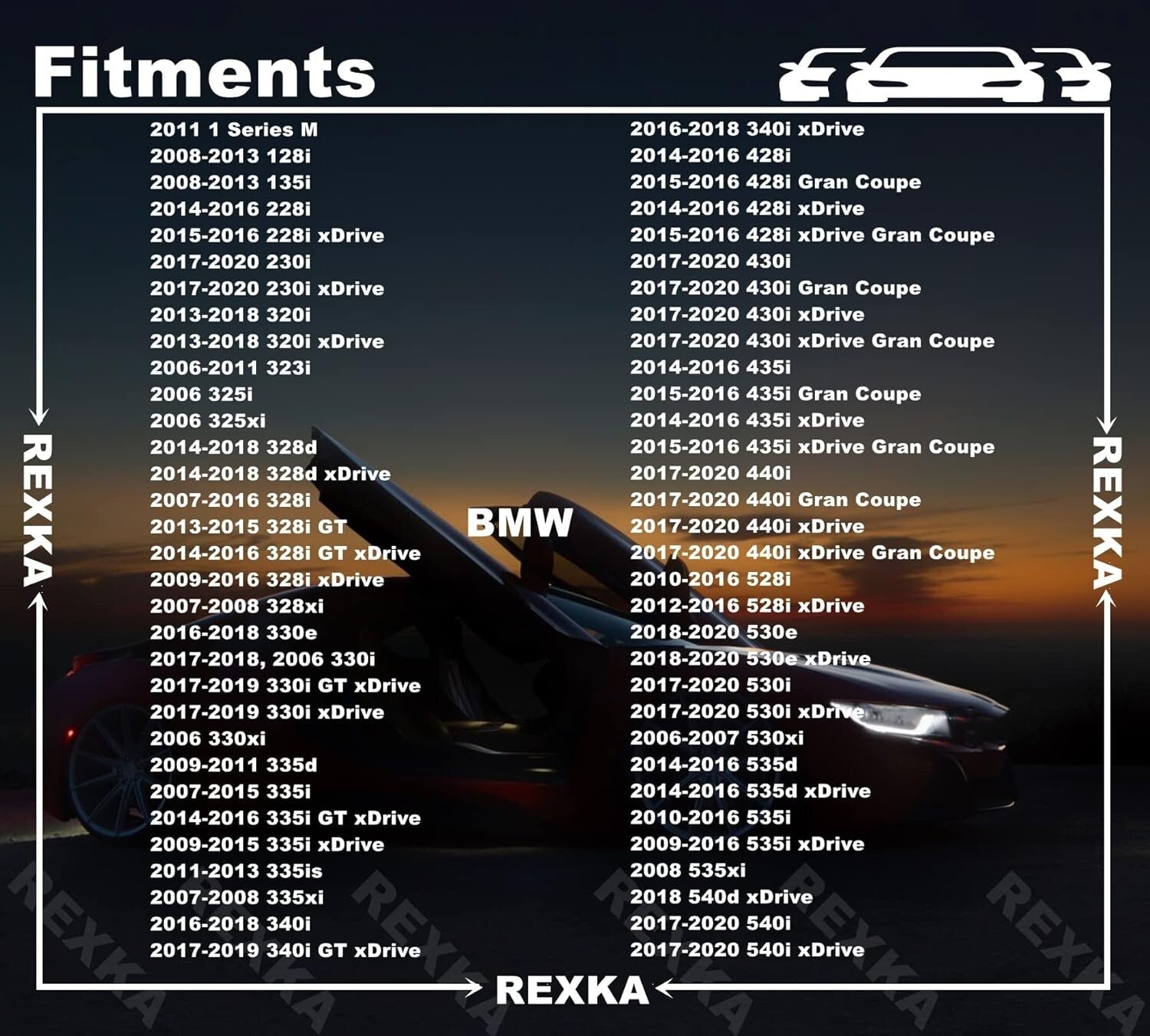 Bodywork Trim and Number Plate & Arch Fixing Grommet x5 Pcs BMW 5,6,7,X,Z Series14