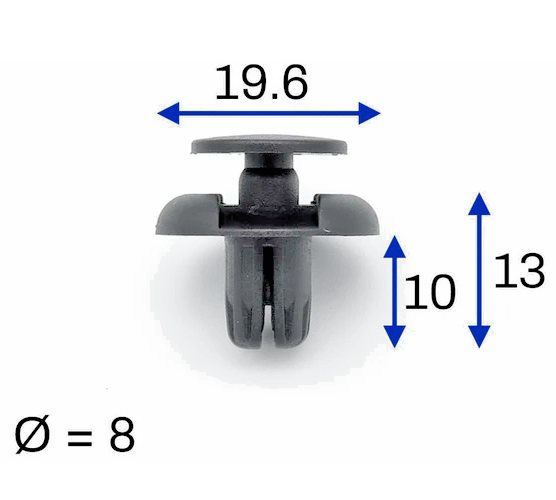 Bumper Arch & Trim Fastener Clips fit Ford Mondeo Fiesta Focus Transit C-Max 159