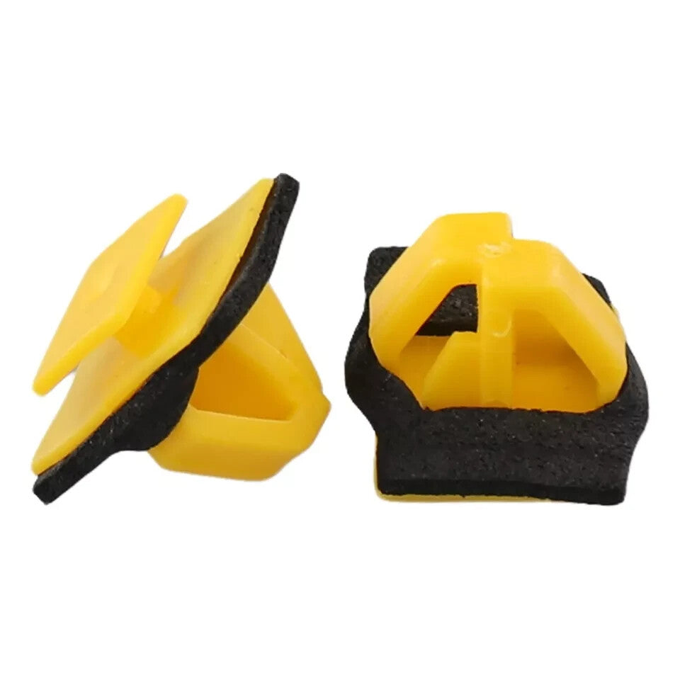 Kia Hyundai Exterior Body Side Moulding Trim Skirt Cover Clip Yellow X15 Pcs21